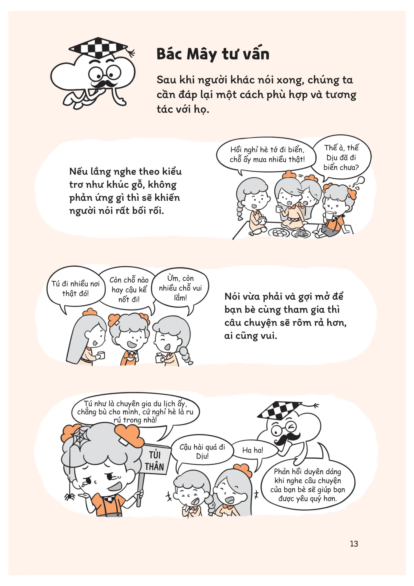 Tiếp tục lời tư vấn — trích Nuôi dưỡng lòng thấu cảm, trang PDF 11